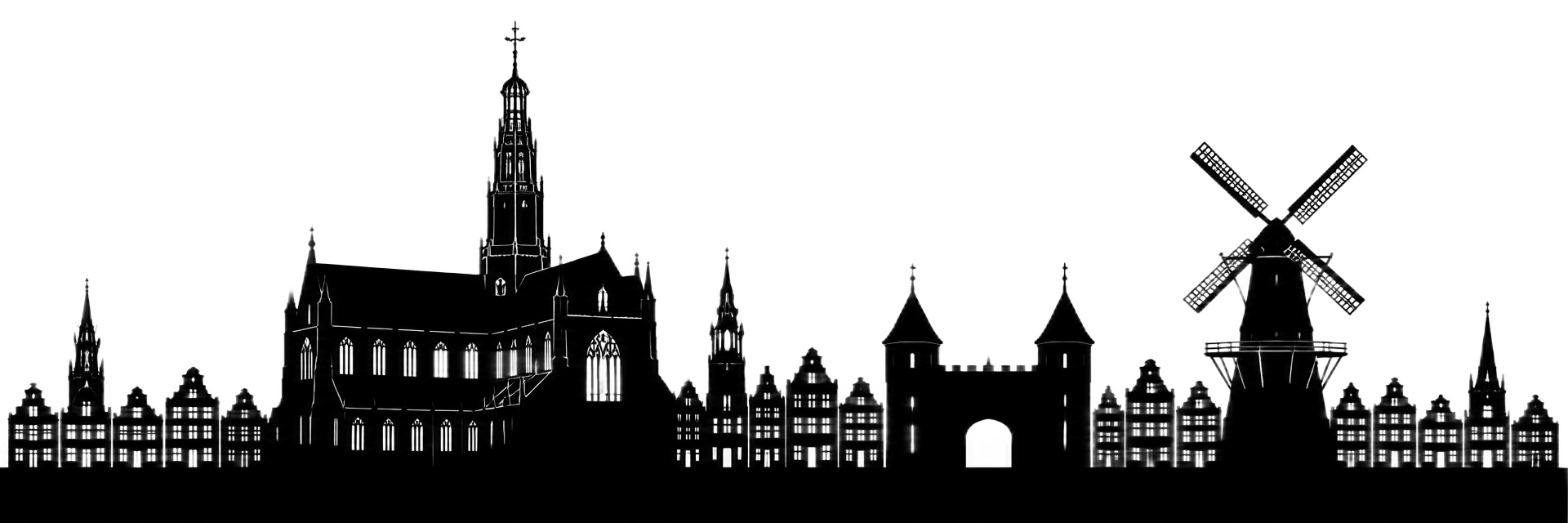 Skyline van Haarlem